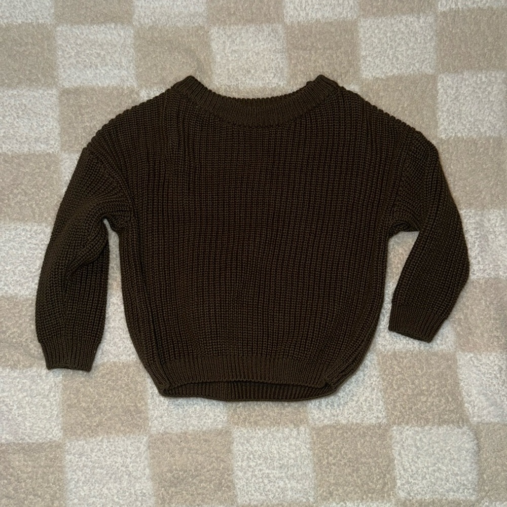 *NEVER WORN* Olive green knit sweater